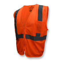 Load image into Gallery viewer, Radians SV25-2ZOM - Safety Orange ANSI Class 2 Safety Vest | Front Left View
