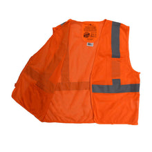 Load image into Gallery viewer, Radians SV25-2ZOM - Safety Orange ANSI Class 2 Safety Vest | Inside View
