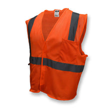 Load image into Gallery viewer, Radians SV2OM - Safety Orange ANSI Class 2 Safety Vests | Front Left View
