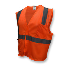 Load image into Gallery viewer, Radians SV2OM - Safety Orange ANSI Class 2 Safety Vests | Front Left View
