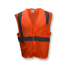 Load image into Gallery viewer, Radians SV2OM - Safety Orange ANSI Class 2 Safety Vests | Front View
