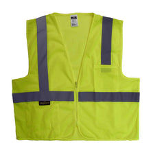 Load image into Gallery viewer, Radians SV2ZGM - Safety Green ANSI Class 2 Safety Vests | Front Flat View
