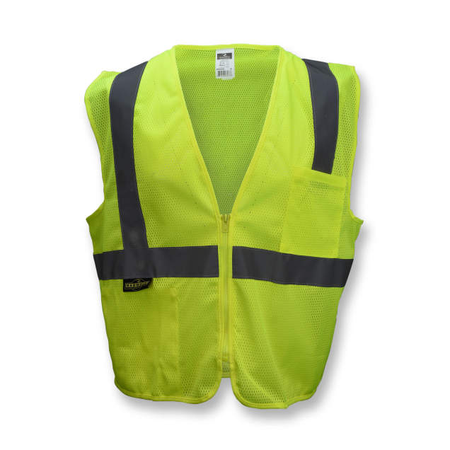 Radians SV2ZGM - Safety Green ANSI Class 2 Safety Vests | Front View