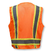 Load image into Gallery viewer, Radians SV46O - Safety Orange Breakaway Safety Vest | Back View
