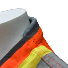 Load image into Gallery viewer, Radians SV55-2ZOD - Safety Orange Surveyor Safety Vest | Neck Pad View
