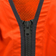 Load image into Gallery viewer, Radians SV55-2ZOD - Safety Orange Surveyor Safety Vest | Zipper View

