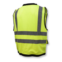 Load image into Gallery viewer, Radians SV59Z-2ZGD - Safety Green Surveyor Safety Vest | Back Right View
