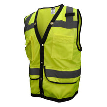 Load image into Gallery viewer, Radians SV59-2ZGD - Safety Green Surveyor Safety Vest | Front Left View
