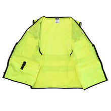 Load image into Gallery viewer, Radians SV59Z-2ZGD - Safety Green Surveyor Safety Vest | Inside View
