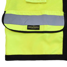 Load image into Gallery viewer, Radians SV59Z-2ZGD - Safety Green Surveyor Safety Vest | Lower Pocket View
