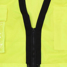 Load image into Gallery viewer, Radians SV59Z-2ZGD - Safety Green Surveyor Safety Vest | Zipper View
