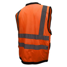 Load image into Gallery viewer, Radians SV59-2ZOD - Safety Orange Surveyor Safety Vest | Back Right View

