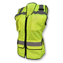 Load image into Gallery viewer, Radians SV59W-2ZGM - Safety Green Womens Safety Vest | Front Right View
