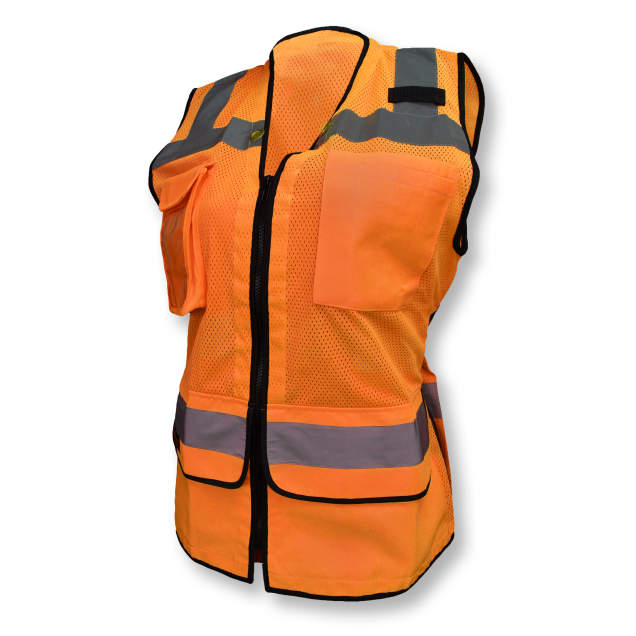 Radians SV59W-2ZOM - Safety Orange Womens Safety Vest | Front Right View