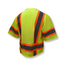 Load image into Gallery viewer, Radians SV63G - Safety Green ANSI Class 3 Safety Vests | Back Right View
