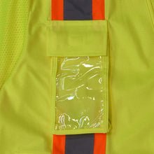 Load image into Gallery viewer, Radians SV63G - Safety Green ANSI Class 3 Safety Vests | Right Pocket View
