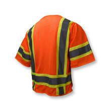 Load image into Gallery viewer, Radians SV63O - Safety Orange ANSI Class 3 Safety Vests | Back Right View
