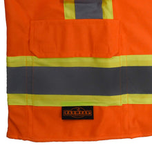 Load image into Gallery viewer, Radians SV63O - Safety Orange ANSI Class 3 Safety Vests | Lower Pocket View
