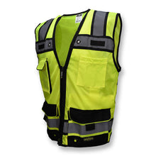 Load image into Gallery viewer, Radians SV65-2ZGM - Safety Green Surveyor Safety Vest | Front Left View
