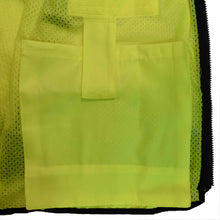 Load image into Gallery viewer, Radians SV65-2ZGM - Safety Green Surveyor Safety Vest | Inside Pocket View
