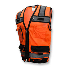 Load image into Gallery viewer, Radians SV65-2ZOM - Safety Orange Surveyor Safety Vest | Front Left View
