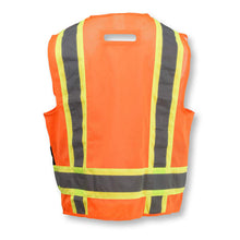 Load image into Gallery viewer, Radians SV6B-2ZOD - Safety Orange Surveyor Safety Vests | Back View
