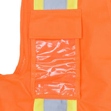 Load image into Gallery viewer, Radians SV6B-2ZOD - Safety Orange Surveyor Safety Vests | Right Pocket View
