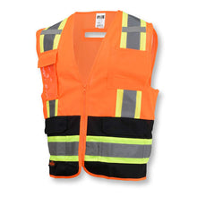 Load image into Gallery viewer, Radians SV6B-2ZOD - Safety Orange Surveyor Safety Vests | Front Left View
