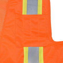 Load image into Gallery viewer, Radians SV6OM - Safety Orange Surveyor Safety Vest | Left Pocket View
