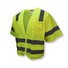 Load image into Gallery viewer, Radians SV83GM - Safety Green ANSI Class 3 Safety Vest | Front Left View

