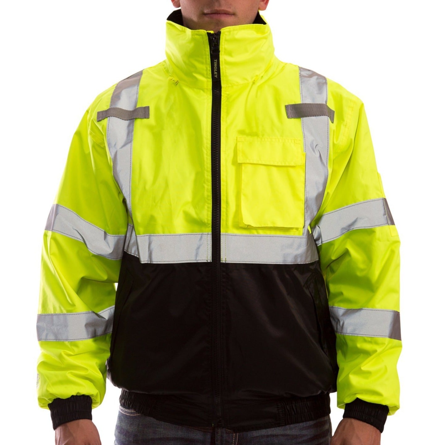 Tingley J26172, Class 3 Bomber Jacket, Removable Liner | Hi-Viz.com