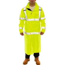 Load image into Gallery viewer, Tingley C24122 - Safety Green Hi-Viz Rain Jacket | Front View
