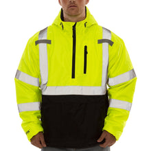 Load image into Gallery viewer, Tingley J26322 - Safety Green Hi-Viz Bomber Jacket | Front View
