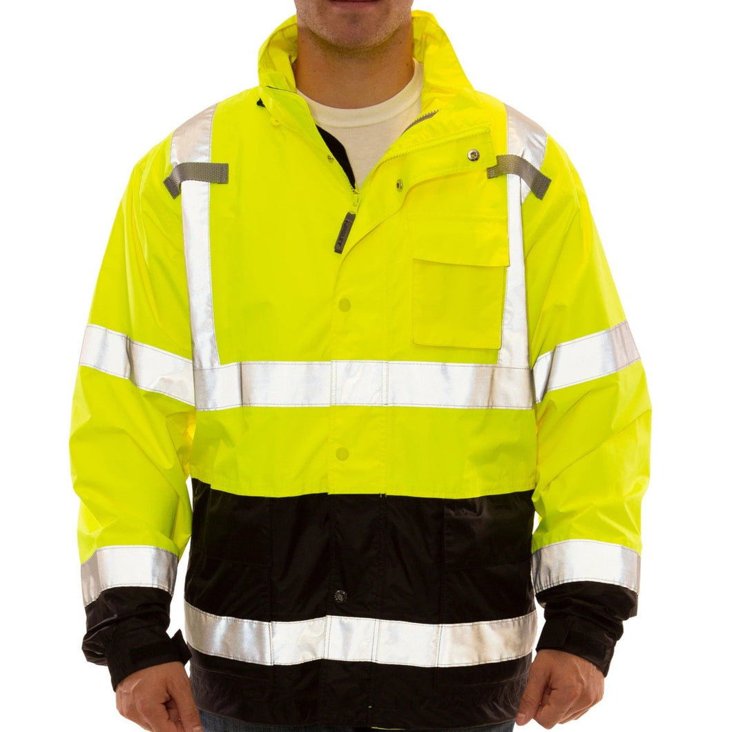XL, ICON LTE High Visibility Safety Green Parka [J27122]