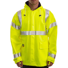 Load image into Gallery viewer, Tingley J44122 - Safety Green Hi-Viz FR Jacket | Front View
