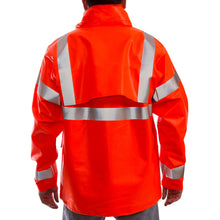 Load image into Gallery viewer, Tingley J44129 - Safety Orange Hi-Viz FR Jacket | Back View
