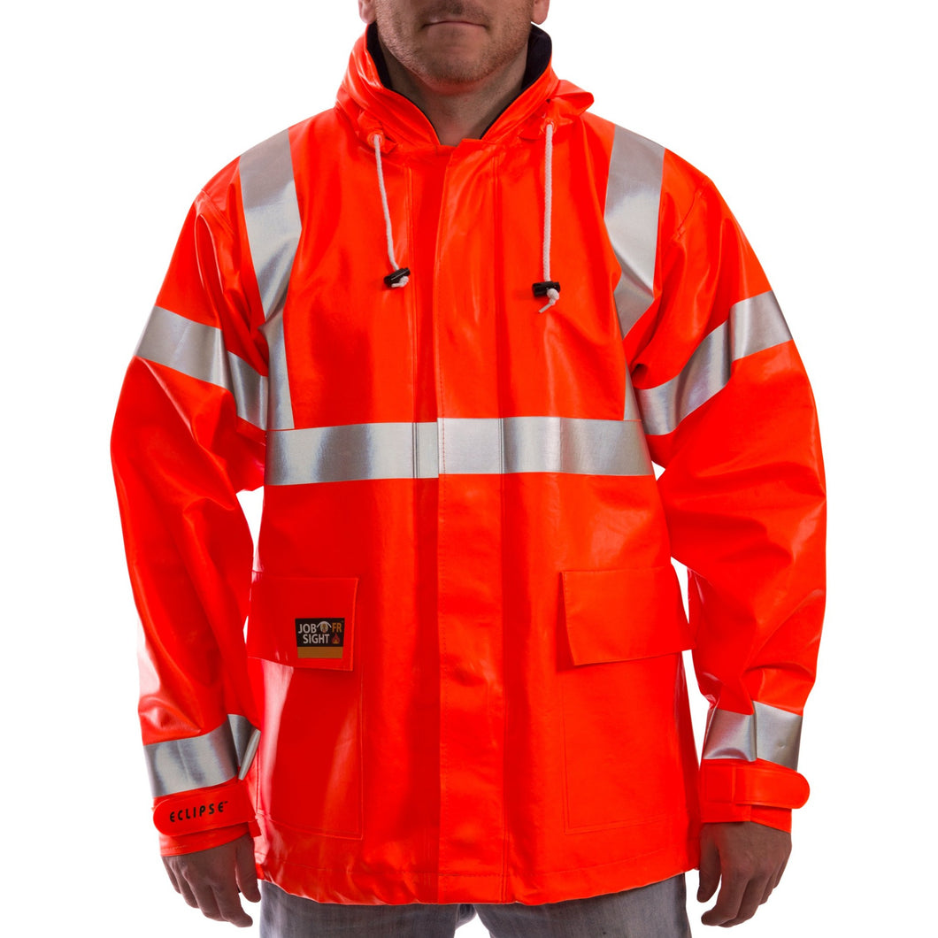 Tingley J44129 - Safety Orange Hi-Viz FR Jacket | Front View