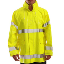 Load image into Gallery viewer,  Tingley J53122 - Safety Green Hi-Viz FR Jacket | Front View

