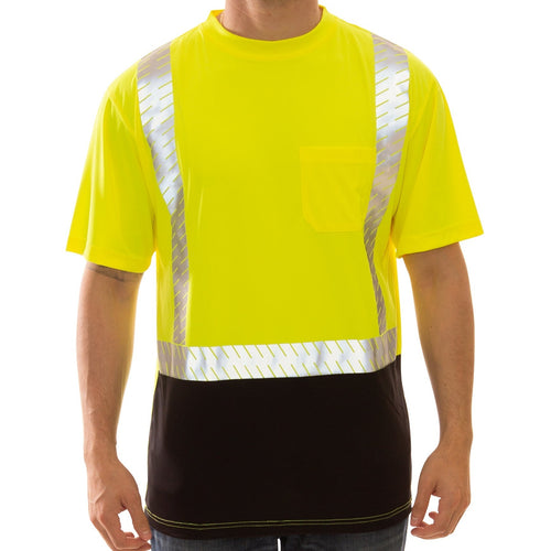 Tingley S74122 - Safety Green Hi-Viz Short Sleeve Shirt | Front View