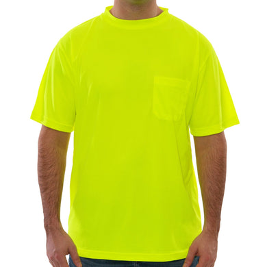 Tingley S75002 - Safety Green Hi-Viz Short Sleeve Shirt | Front View