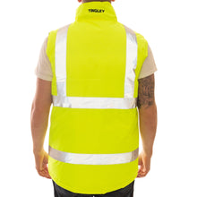 Load image into Gallery viewer, Tingley V26022 - Safety Green ANSI Class 2 Safety Vest | Back View
