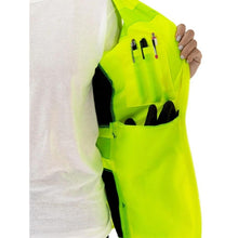 Load image into Gallery viewer, Tingley V73732 – Safety Green Womens Safety Vest | Inside Pocket View 
